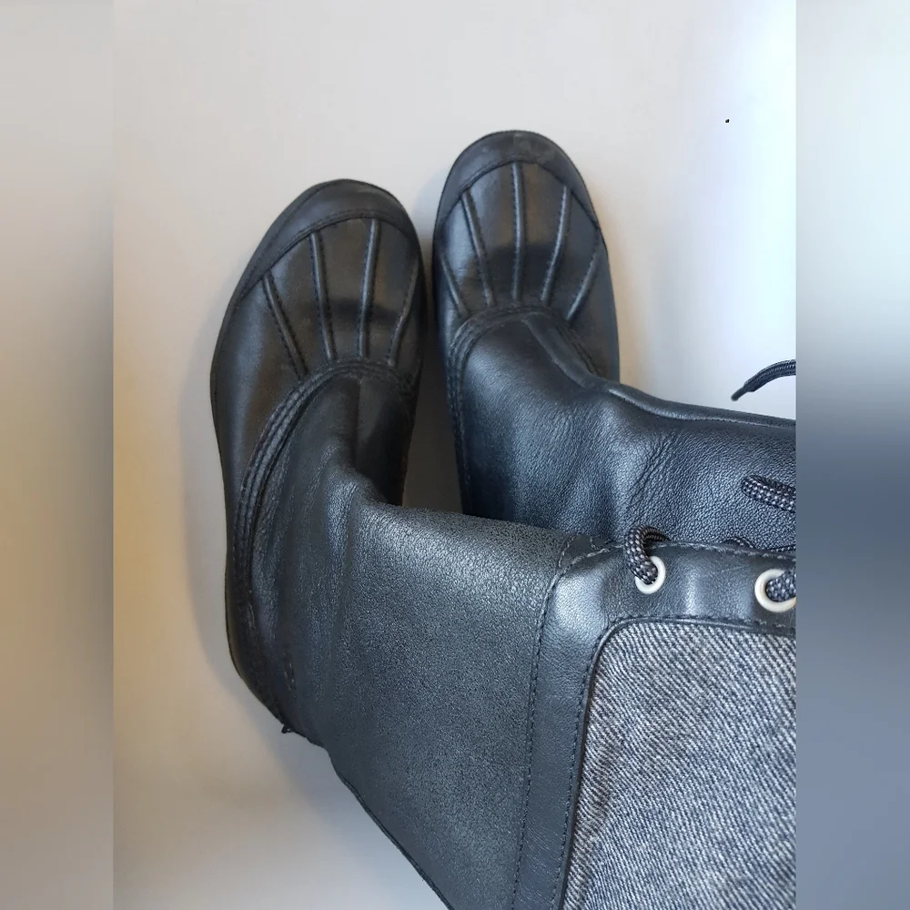 Ugg shearling waterproof tall leather boots - Picture 7 of 13